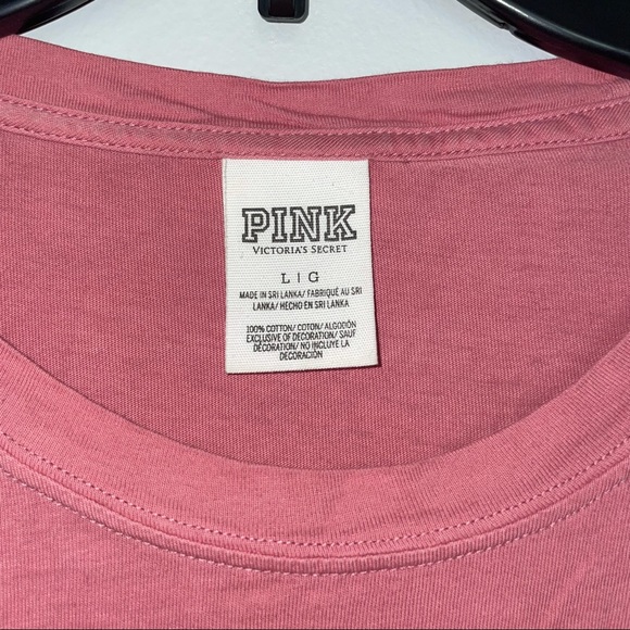 (2) PINK Long Sleeve Shirts - Picture 6 of 7